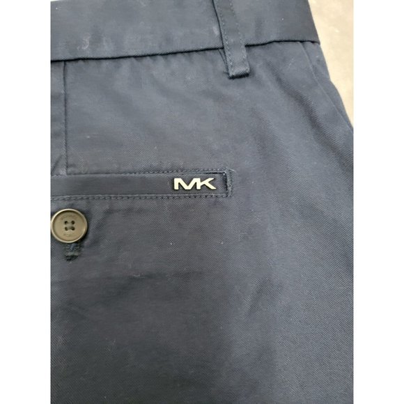Michael Kors Men's Tailored Fit Chino Shorts 38 Blue NEW - Picture 6 of 8